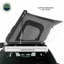 Load image into Gallery viewer, OVS HD Sidewinder Side Load Aluminum Hard Shell Roof Top Tent, Grey Body &amp; Green Trim