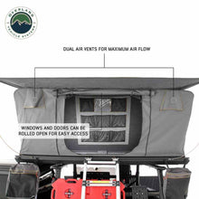 Load image into Gallery viewer, OVS HD Sidewinder Side Load Aluminum Hard Shell Roof Top Tent, Grey Body &amp; Green Trim