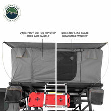 Load image into Gallery viewer, OVS HD Sidewinder Side Load Aluminum Hard Shell Roof Top Tent, Grey Body &amp; Green Trim