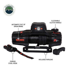 Load image into Gallery viewer, OVS SCAR 10S - 10,000 Lbs. Rated Synthetic Rope Winch