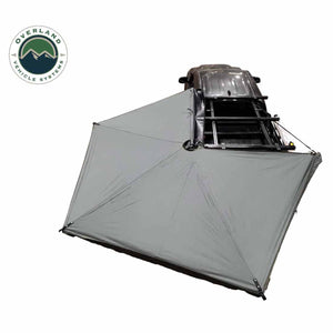 OVS HD Nomadic 270 LTE Awning - Driver Side - Dark Gray With Black Travel Cover Universal