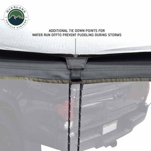 OVS HD Nomadic 270 LTE Awning - Driver Side - Dark Gray With Black Travel Cover Universal