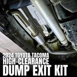 Carven Exhaust 2024 Tacoma "Max Clearance" Dump Exit Exhaust Kit