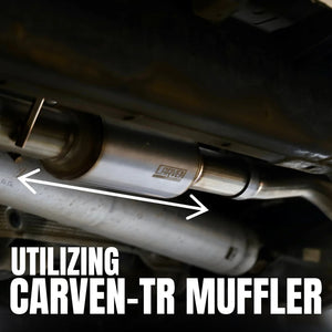 Carven Exhaust 2024 Tacoma "Max Clearance" Dump Exit Exhaust Kit