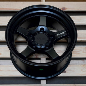 STRYKER / MATTE BLACK / 17x9.0 +0 (5 LUG) (Clearance)