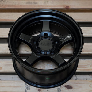 STRYKER / MATTE BLACK / 17x9.0 +0 (5 LUG) (Clearance)