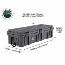 Load image into Gallery viewer, D.B.S. - Dark Grey 117 QT Dry Box With Drain And Bottle Opener