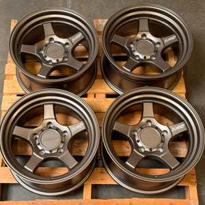 STRYKER / MATTE BRONZE / 17x9.0 +0 (5 LUG) (Clearance) (Set of 4)