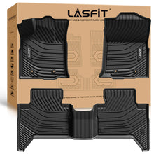 Load image into Gallery viewer, Lasfit Toyota Tacoma 2016-2023 Custom Floor Mats TPE Material 1st &amp; 2nd Row, Fit Double Cab &amp; Automatic Transmission ONLY