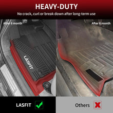 Load image into Gallery viewer, Fit for Toyota Tundra Crew Max 2014-2021 Custom Floor Mats TPE Material 1st &amp; 2nd Row Seat, Don&#39;t Fit Double Cab