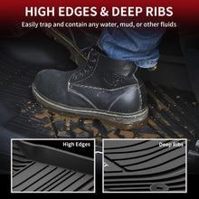 Load image into Gallery viewer, Fit for 2022-2024 Toyota Tundra Custom Floor Mats TPE Material 1st &amp; 2nd Row, Fit Crewmax Cab ONLY