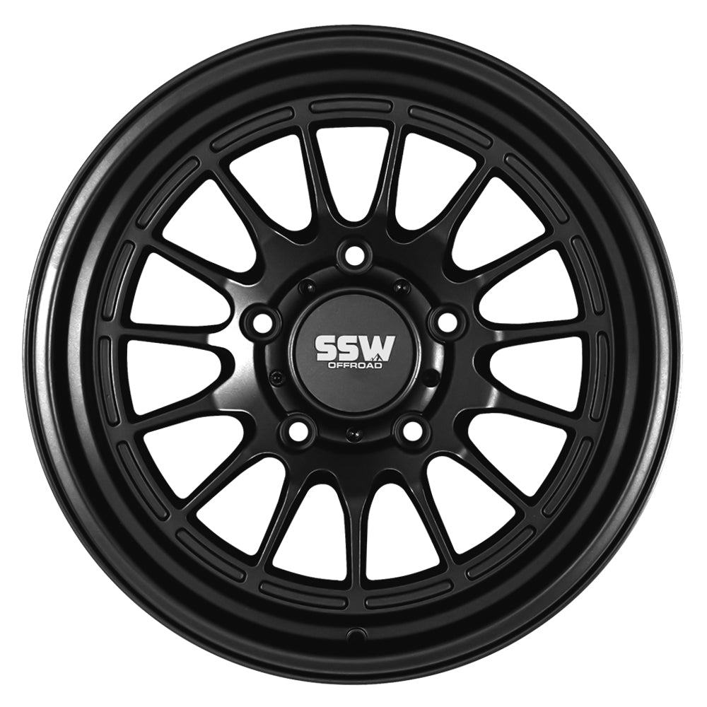 DAKAR / MATTE BLACK / 17X9.0 +0 (5 LUG)